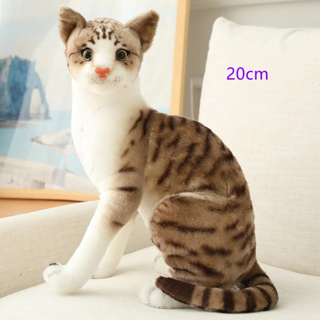 Echt aussehende Kuscheltier Katzen 20 bis 45cm