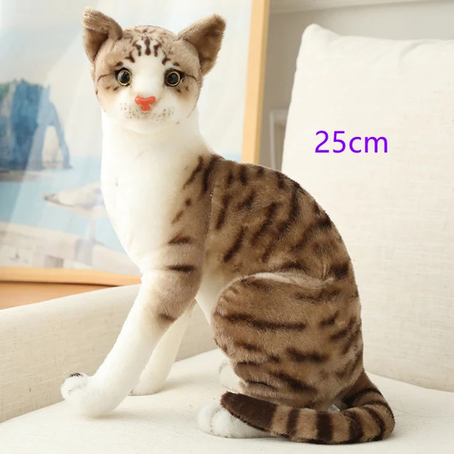 Echt aussehende Kuscheltier Katzen 20 bis 45cm