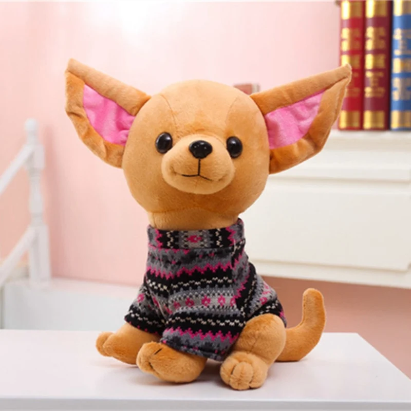 Süßer Chihuahua Kuschel Hund (ca. 25cm)
