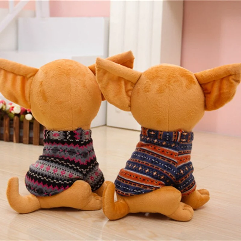 Süßer Chihuahua Kuschel Hund (ca. 25cm)