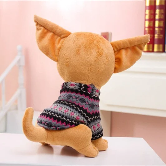 Süßer Chihuahua Kuschel Hund (ca. 25cm)