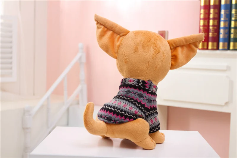 Süßer Chihuahua Kuschel Hund (ca. 25cm)