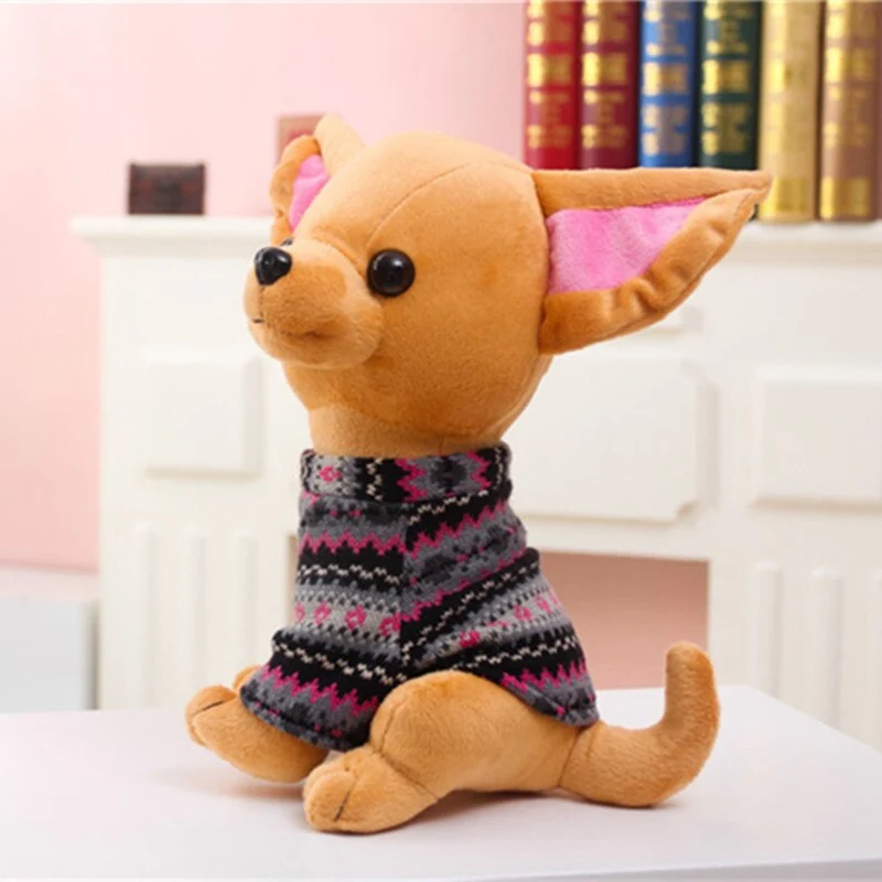Süßer Chihuahua Kuschel Hund (ca. 25cm)