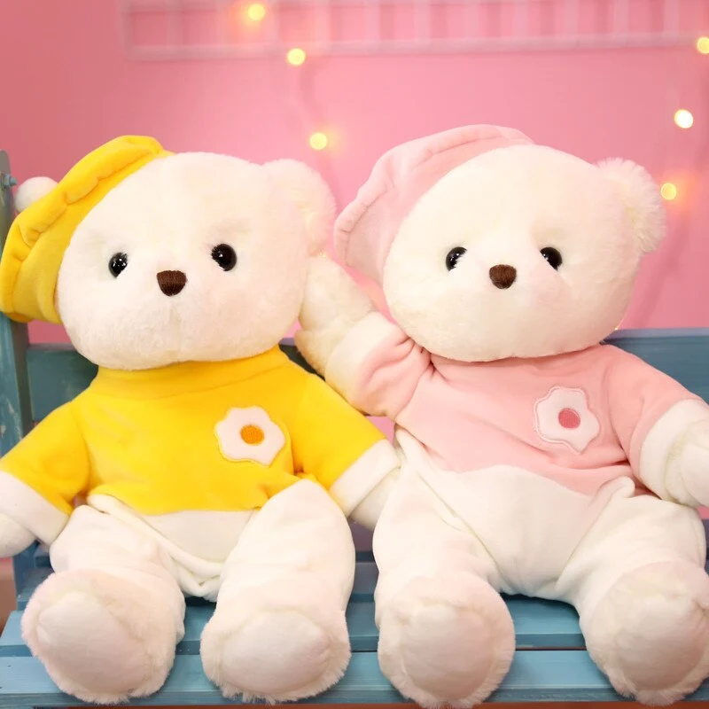 Niedliches Teddy Kuscheltier in zwei Farben ca. 38cm
