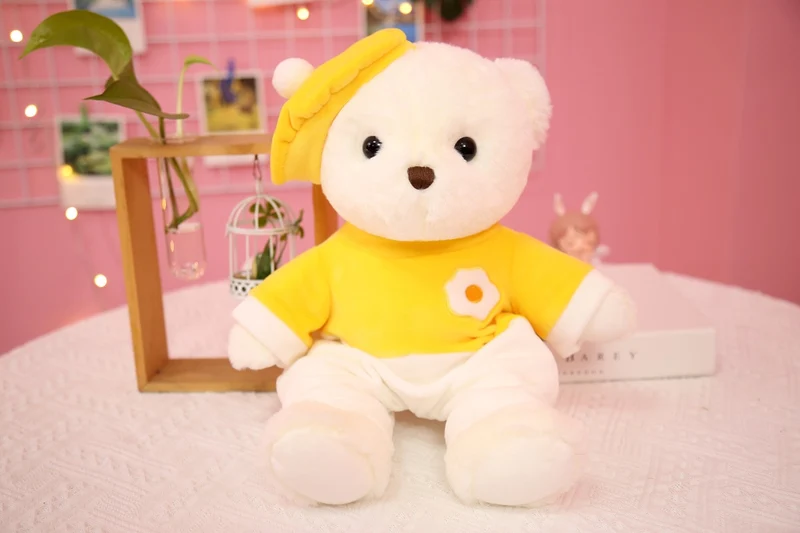 Niedliches Teddy Kuscheltier in zwei Farben ca. 38cm