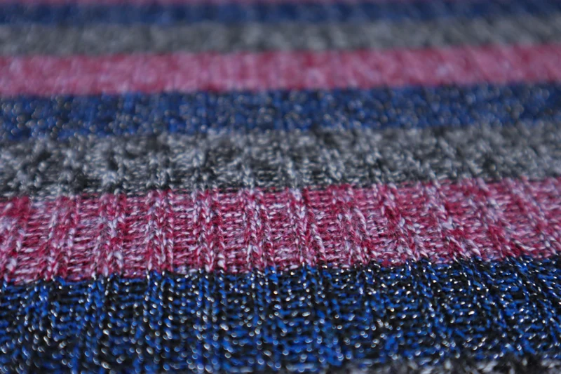 Strickstoff Sina Glamour Streifen