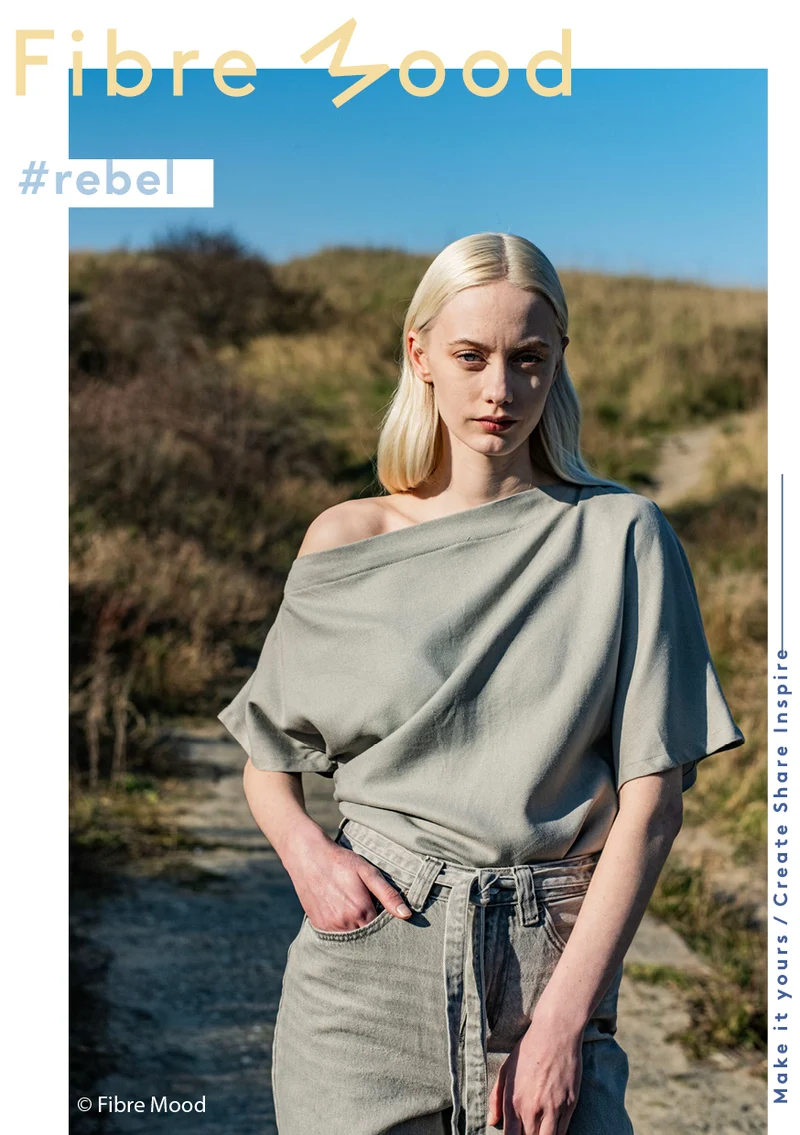 Viskose Leinen Twill Fibre Mood