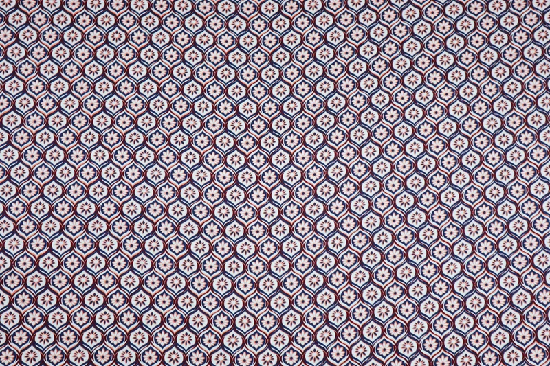 Baumwoll Stretch Satin Flower Flair