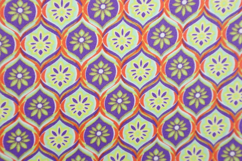 Baumwoll Stretch Satin Flower Flair