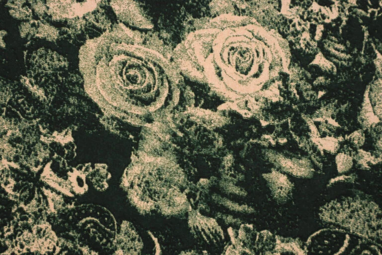 Viskose Webware Vintage Roses