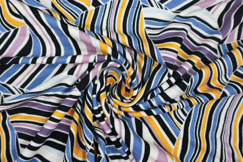 Viskosejersey Abstract Art