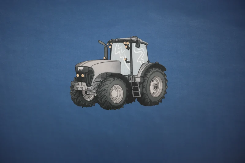 BIG Panel Softshell Tims Traktor - jeansblau
