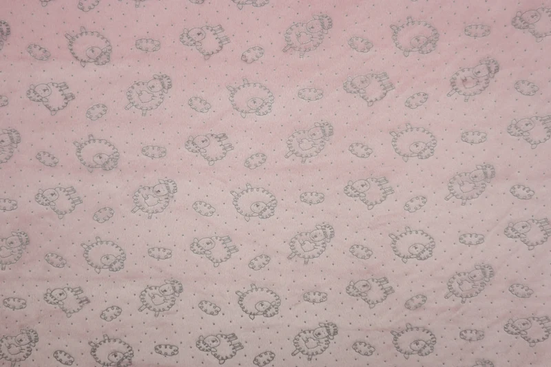 Nicky Fleece Kleine Schafe - rosa