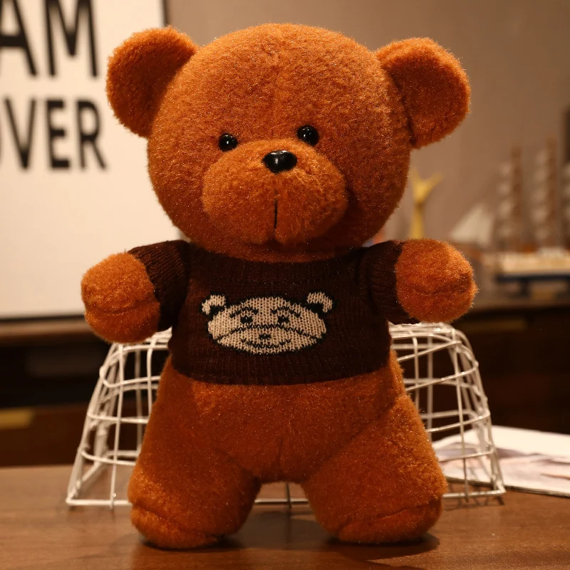 Flauschige Plüsch Teddys in 5 verschiedenen Motiven (25/35cm)
