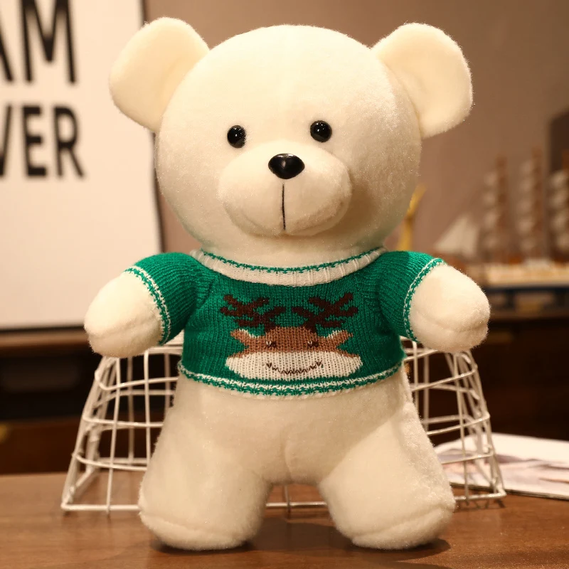 Flauschige Plüsch Teddys in 5 verschiedenen Motiven (25/35cm)