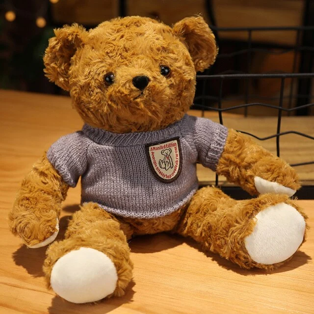 Süßer Teddy Bär in vielen unterschiedlichen Motiven (ca. 35cm)
