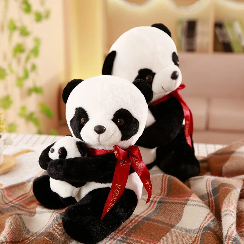 Süßer Plüsch Panda mit Baby Panda 25-50cm