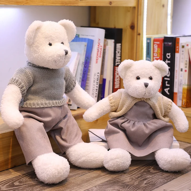 Liebliche Teddys mit Kleidung Kuscheltiere - 40cm / 50cm