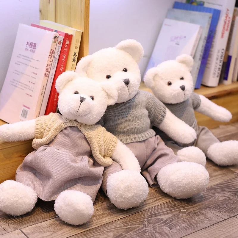 Liebliche Teddys mit Kleidung Kuscheltiere - 40cm / 50cm
