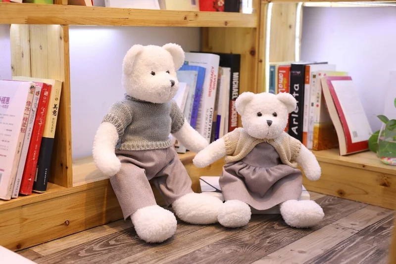 Liebliche Teddys mit Kleidung Kuscheltiere - 40cm / 50cm