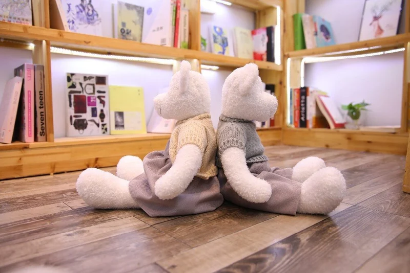 Liebliche Teddys mit Kleidung Kuscheltiere - 40cm / 50cm