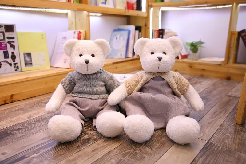 Liebliche Teddys mit Kleidung Kuscheltiere - 40cm / 50cm