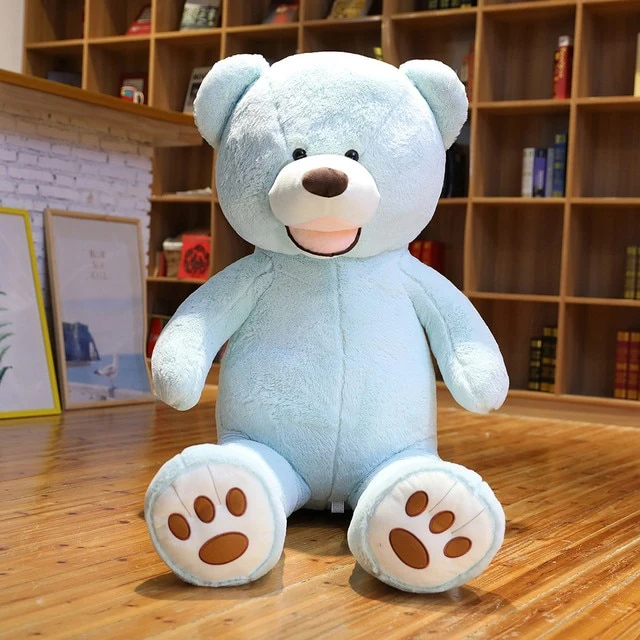 XXL Teddy Bär (ca. 1M) mit süßen Lächeln - viel Farben zur Wahl