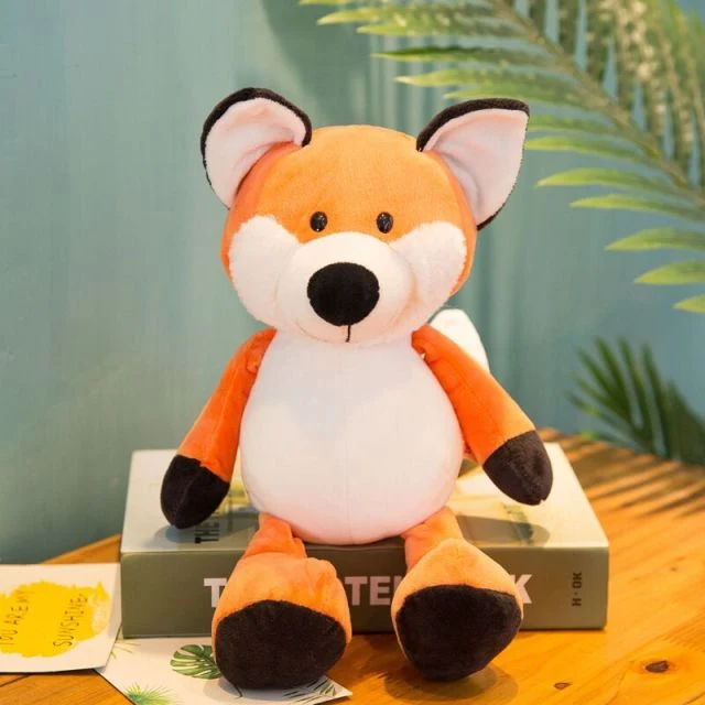Niedliche Stofftiere (Affe, Fuchs, Waschbär, Giraffe, Elefant oder Löwe) ca. 25cm oder 35cm