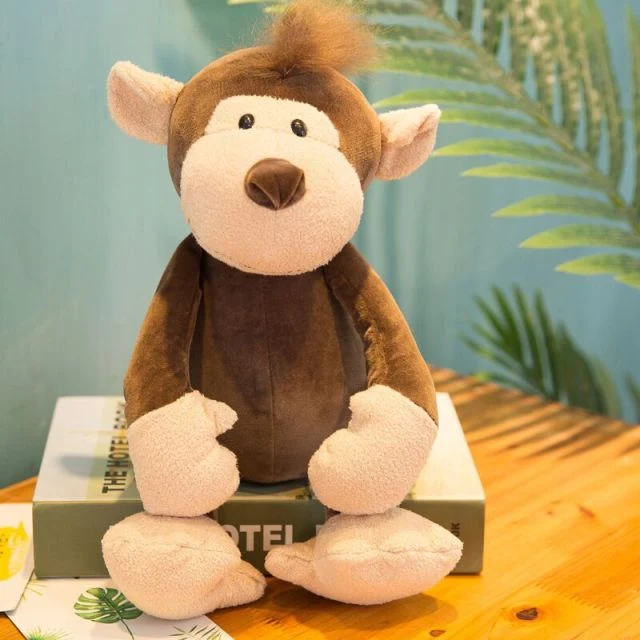Niedliche Stofftiere (Affe, Fuchs, Waschbär, Giraffe, Elefant oder Löwe) ca. 25cm oder 35cm