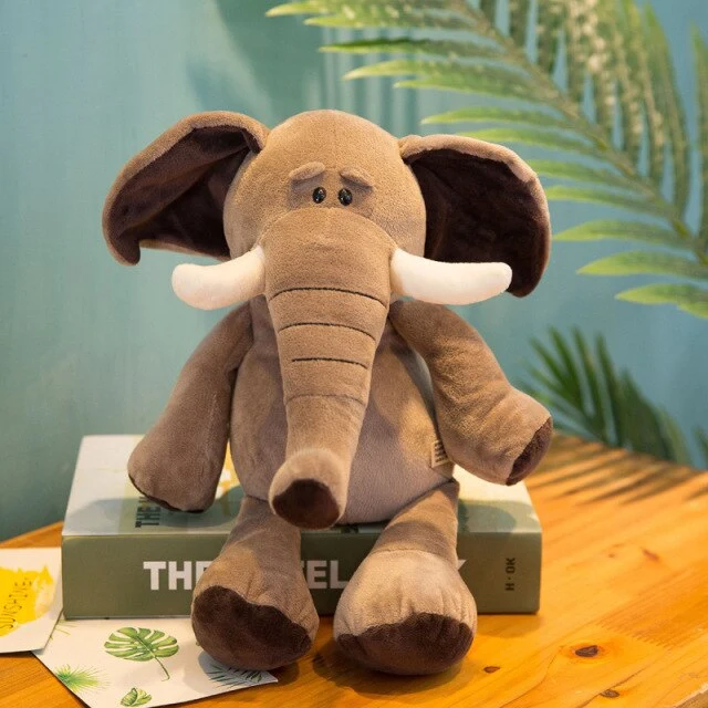 Niedliche Stofftiere (Affe, Fuchs, Waschbär, Giraffe, Elefant oder Löwe) ca. 25cm oder 35cm