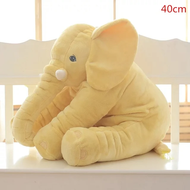 Super Süßer Flauschiger Plüsch Elefant Stofftier oder Kissen