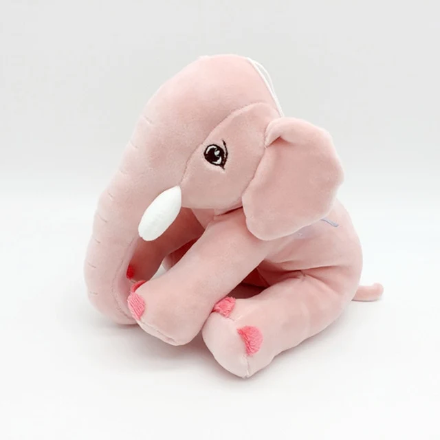 Super Süßer Flauschiger Plüsch Elefant Stofftier oder Kissen