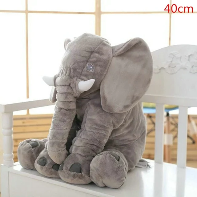 Super Süßer Flauschiger Plüsch Elefant Stofftier oder Kissen