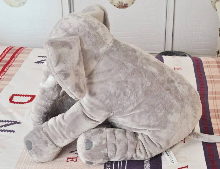 Super Süßer Flauschiger Plüsch Elefant Stofftier oder Kissen