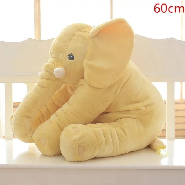 Super Süßer Flauschiger Plüsch Elefant Stofftier oder Kissen