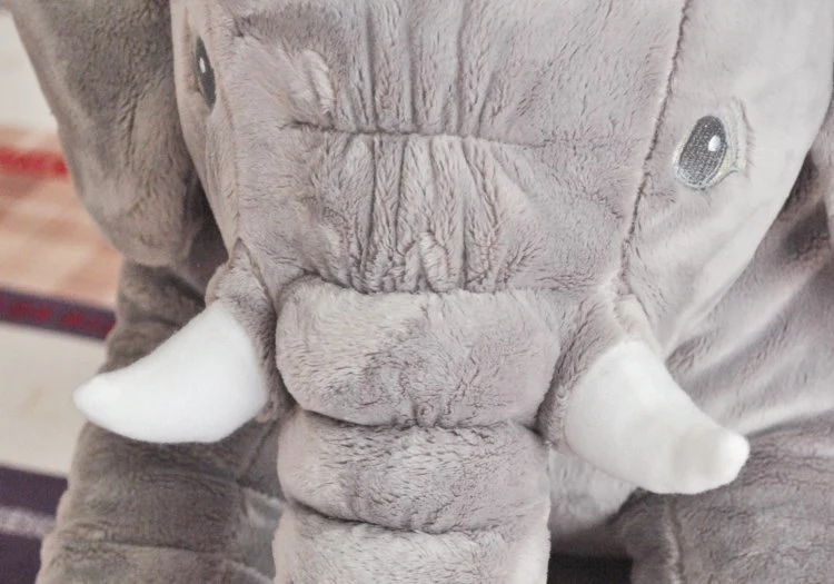 Super Süßer Flauschiger Plüsch Elefant Stofftier oder Kissen