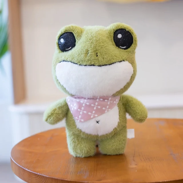 Niedlicher Frosch als Stofftier in verschiedenen Motiven (ca 25cm)