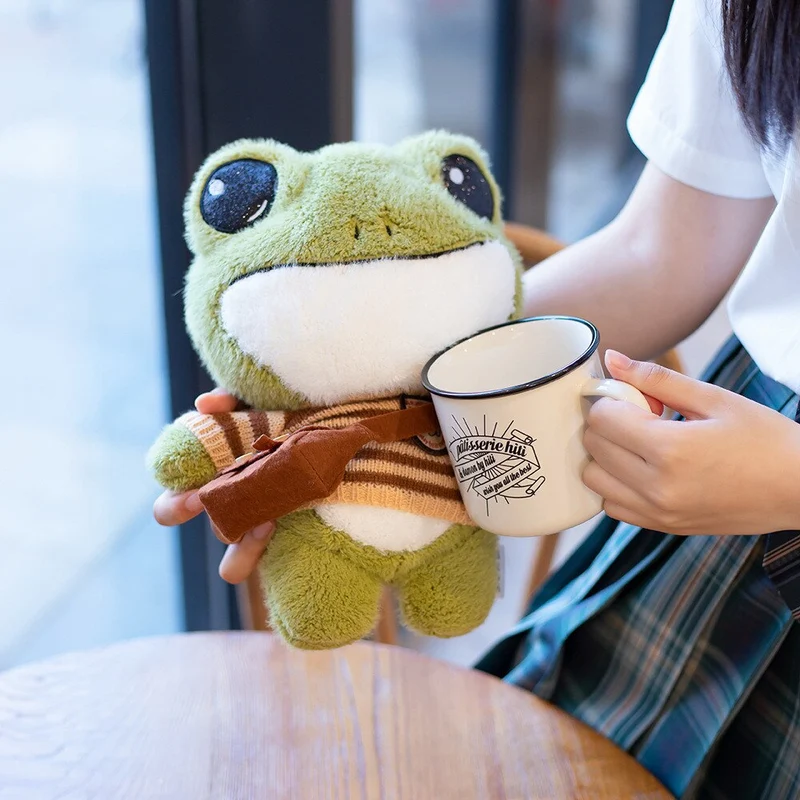 Niedlicher Frosch als Stofftier in verschiedenen Motiven (ca 25cm)