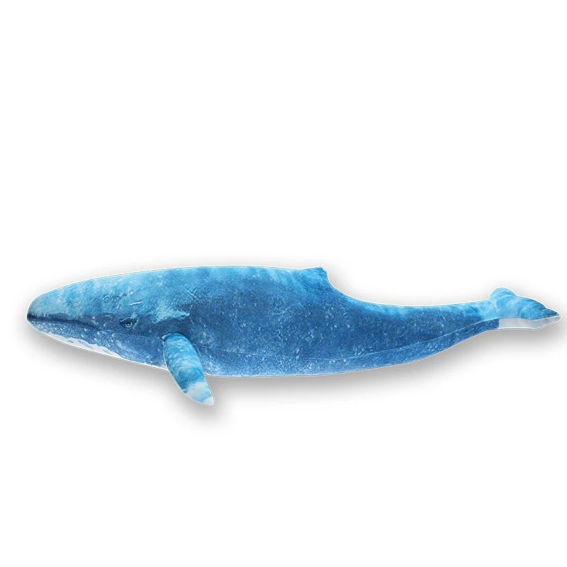Blauer Wal Stofftier (55/70cm)