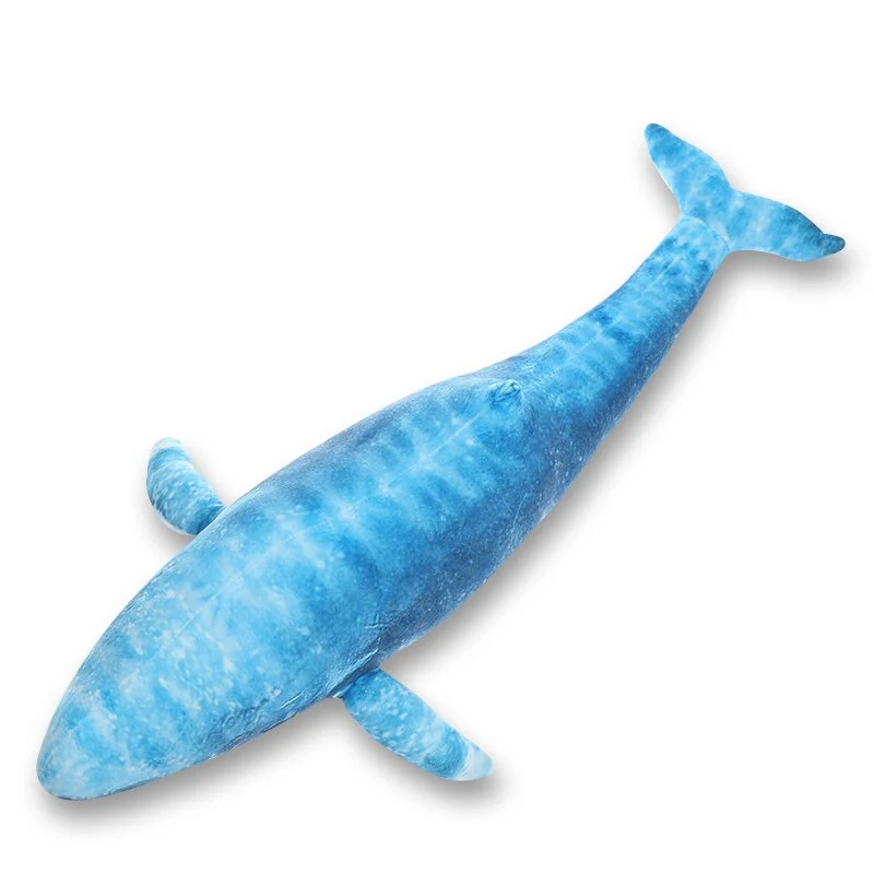 Blauer Wal Stofftier (55/70cm)