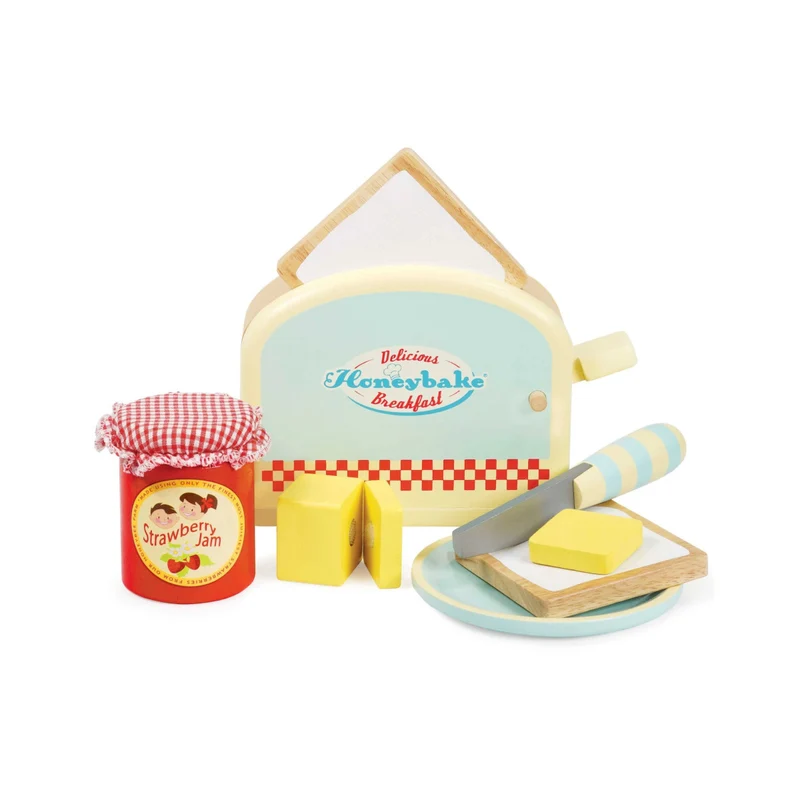 Toaster Kinderküche mit Frühstückszubehör