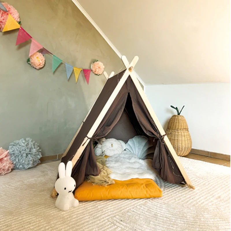 Kinder Spielzelt "taupe"