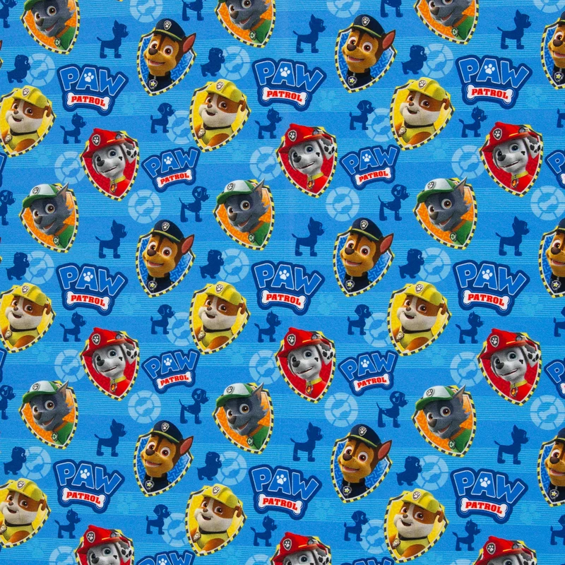 Lizenz Baumwolljersey Paw Patrol - 842 türkis