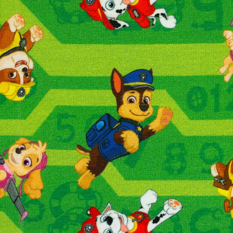 Lizenz Baumwolljersey Paw Patrol - 603 kiwi