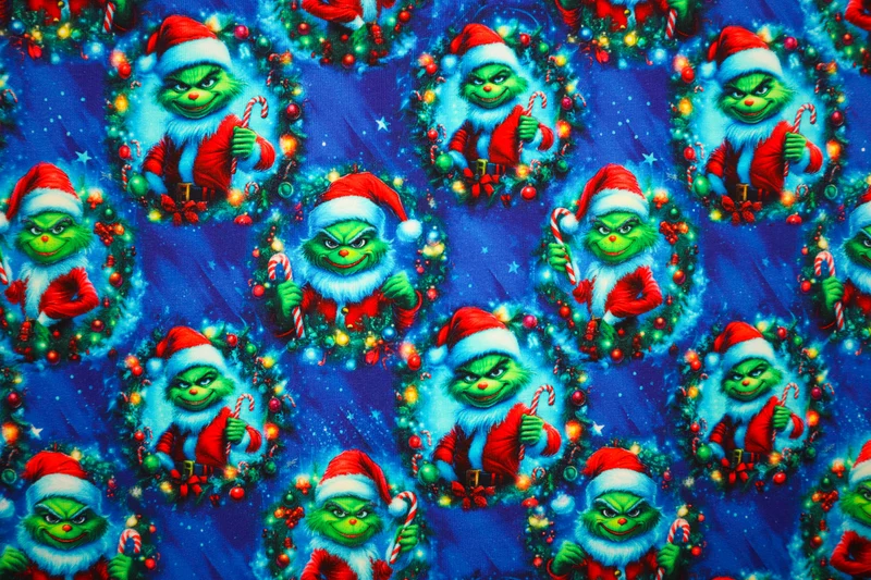 French Terry Digital Der Grinch