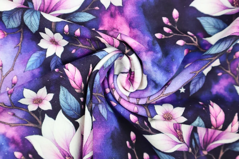 French Terry Digital Magnolien
