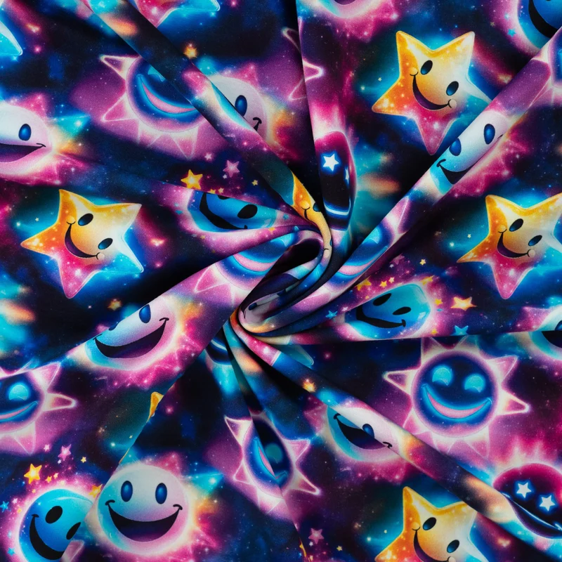 French Terry Digital Shining Stars