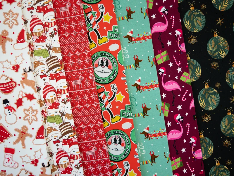 Sweatshirtstoff Holly Lebkuchen & Co