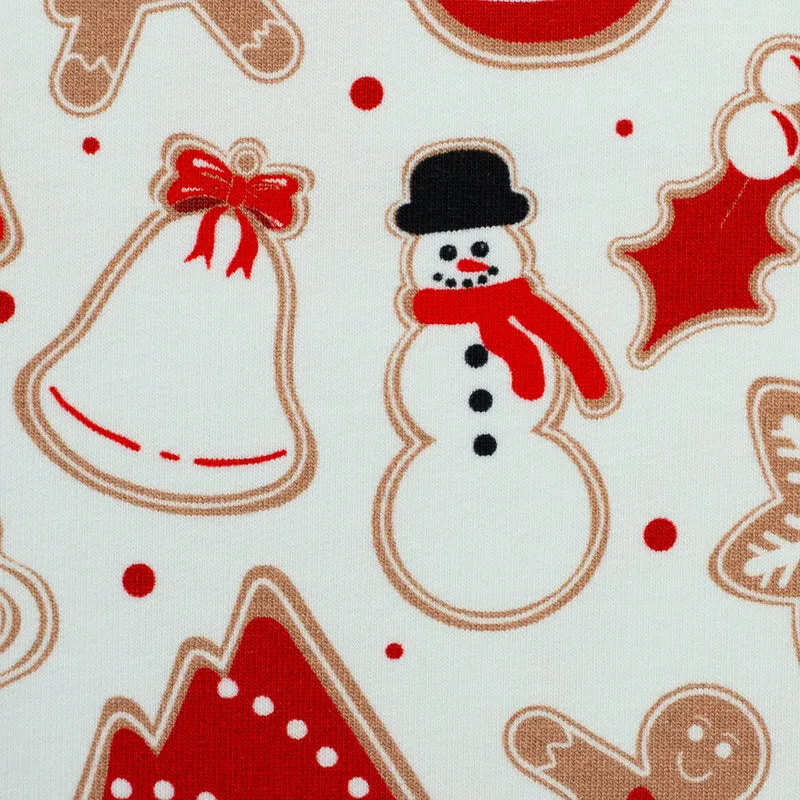 Sweatshirtstoff Holly Lebkuchen & Co