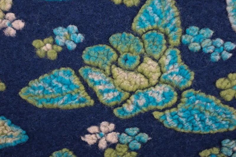 Walkloden Flower - blau